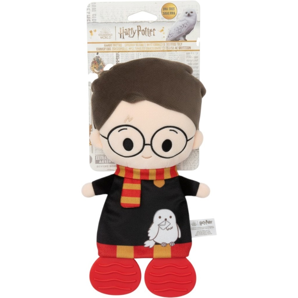 Harry Potter Kids Preferred Plush Sensory Activity Toy with Teether Feet Crinkle